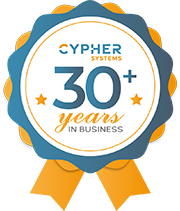30+ years in business logo