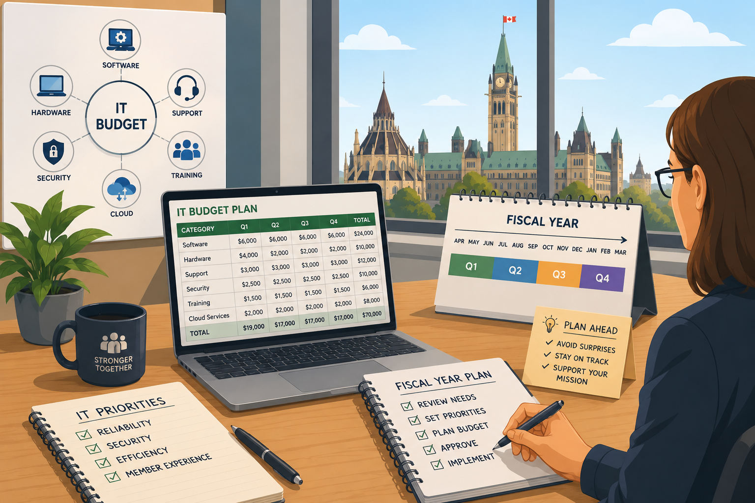 IT Budgeting for Ottawa Associations: Planning Around Your Fiscal Year